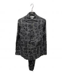 Vivienne Westwood man（ヴィヴィアン ウェストウッド マン）の古着「総柄シャツ」｜グレー