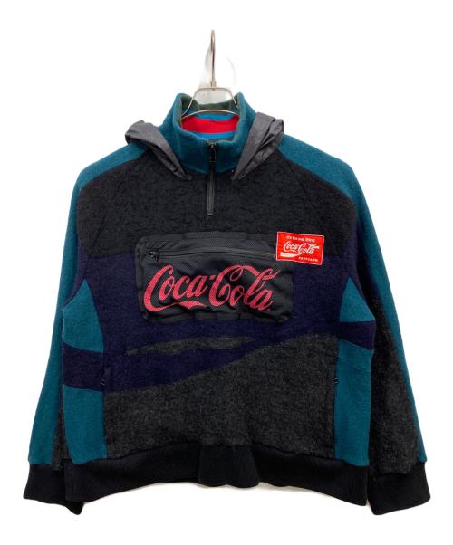 FACETASM（ファセッタズム）FACETASM (ファセッタズム) Coca Cola (コカコーラ) アノラックパーカー ブラック サイズ:5の古着・服飾アイテム