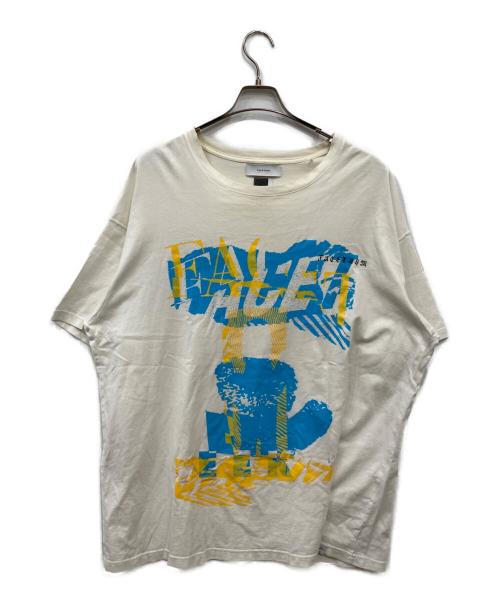 FACETASM（ファセッタズム）FACETASM (ファセッタズム) COLLAGE FACE BIG TEE ホワイト サイズ:00の古着・服飾アイテム