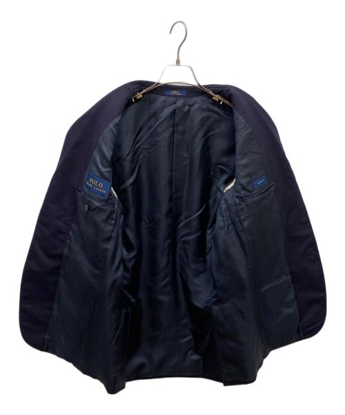 POLO RALPH LAUREN（ポロ・ラルフローレン）POLO RALPH LAUREN (ポロ・ラルフローレン) 金釦ウールテーラードジャケット パープル サイズ:38Sの古着・服飾アイテム