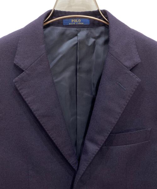 POLO RALPH LAUREN（ポロ・ラルフローレン）POLO RALPH LAUREN (ポロ・ラルフローレン) 金釦ウールテーラードジャケット パープル サイズ:38Sの古着・服飾アイテム