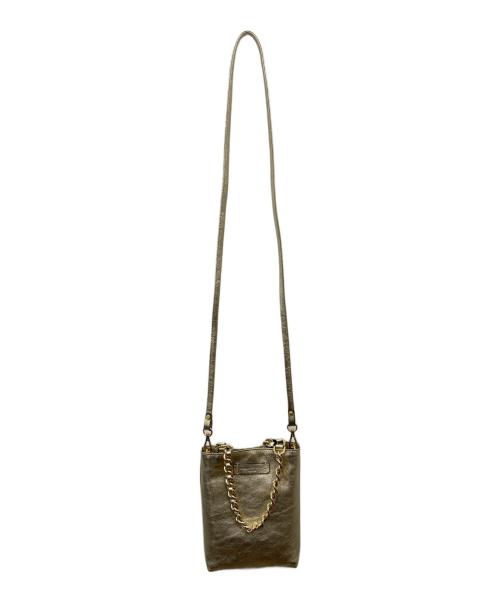 GIANNI CHIARINI（ジャンニ キアリーニ）GIANNI CHIARINI (ジャンニ キアリーニ) 2WAYバッグ ゴールドの古着・服飾アイテム
