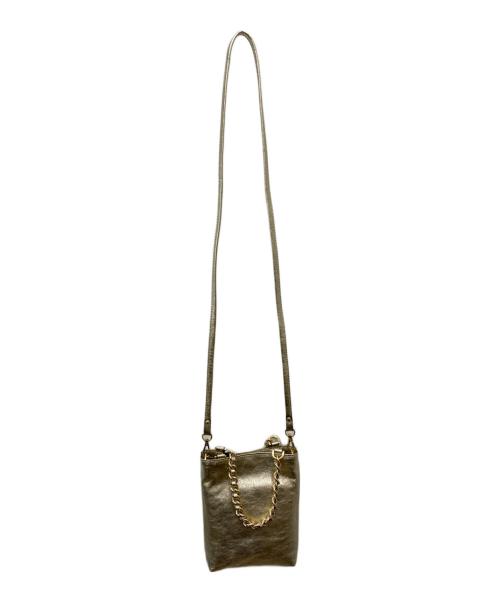 GIANNI CHIARINI（ジャンニ キアリーニ）GIANNI CHIARINI (ジャンニ キアリーニ) 2WAYバッグ ゴールドの古着・服飾アイテム