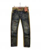 TOUGH JEANSMITHタフジーンズスミス）の古着「デニムパンツ」｜ブラウン