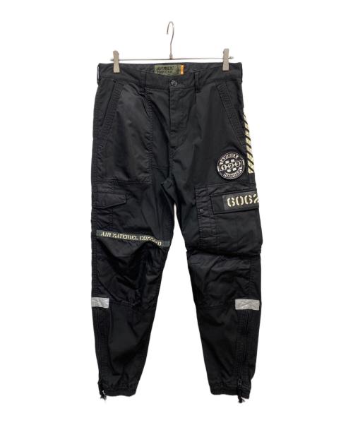 AVIREX（アヴィレックス）AVIREX (アヴィレックス) カーゴパンツ ブラック サイズ:Lの古着・服飾アイテム
