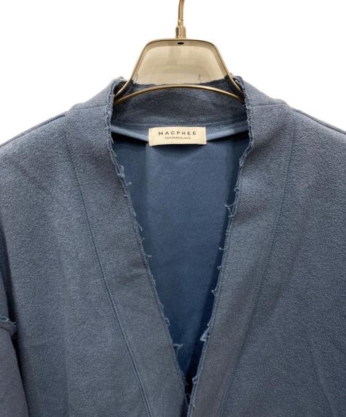 MACPHEE（マカフィー）MACPHEE (マカフィー) カーディガン ブルー サイズ:Sの古着・服飾アイテム