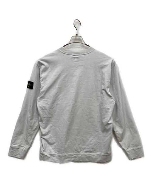 STONE ISLAND（ストーンアイランド）STONE ISLAND (ストーンアイランド) HEAVY COTTON JERSEY ブルー サイズ:Lの古着・服飾アイテム