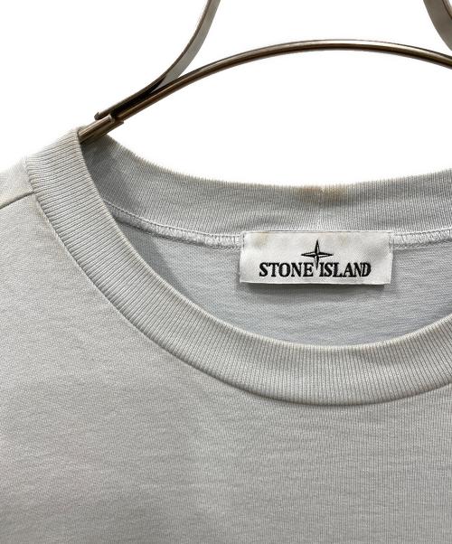 STONE ISLAND（ストーンアイランド）STONE ISLAND (ストーンアイランド) HEAVY COTTON JERSEY ブルー サイズ:Lの古着・服飾アイテム