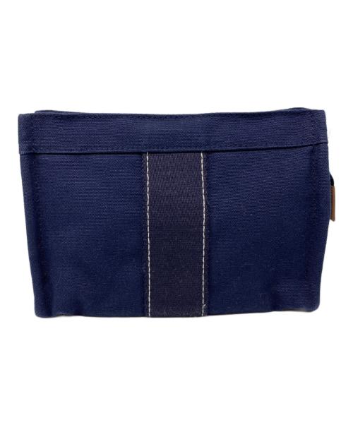 HERMES（エルメス）HERMES (エルメス) ポーチ ネイビーの古着・服飾アイテム