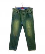 SUPREMEシュプリーム）の古着「Regular jean overdyed green」｜グリーン