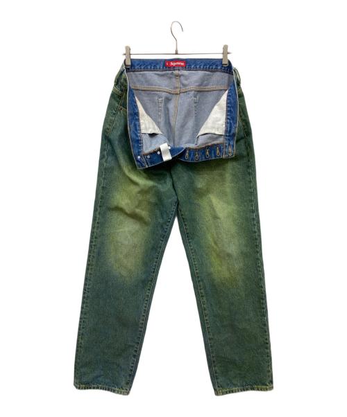 SUPREME（シュプリーム）SUPREME (シュプリーム) Regular jean overdyed green グリーン サイズ:36の古着・服飾アイテム
