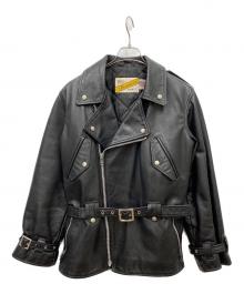 Schott（ショット）の古着「627 ロングライダースジャケット」｜ブラック