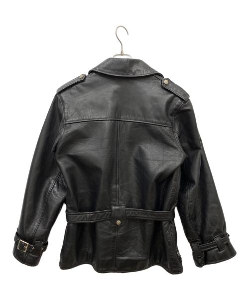 Schott（ショット）Schott (ショット) 627 ロングライダースジャケット ブラック サイズ:36の古着・服飾アイテム