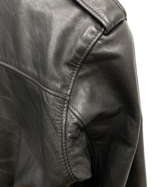 Schott（ショット）Schott (ショット) 627 ロングライダースジャケット ブラック サイズ:36の古着・服飾アイテム