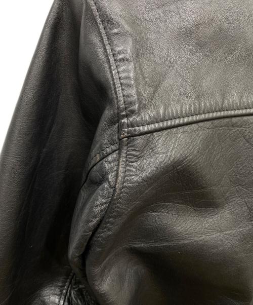 Schott（ショット）Schott (ショット) 627 ロングライダースジャケット ブラック サイズ:36の古着・服飾アイテム