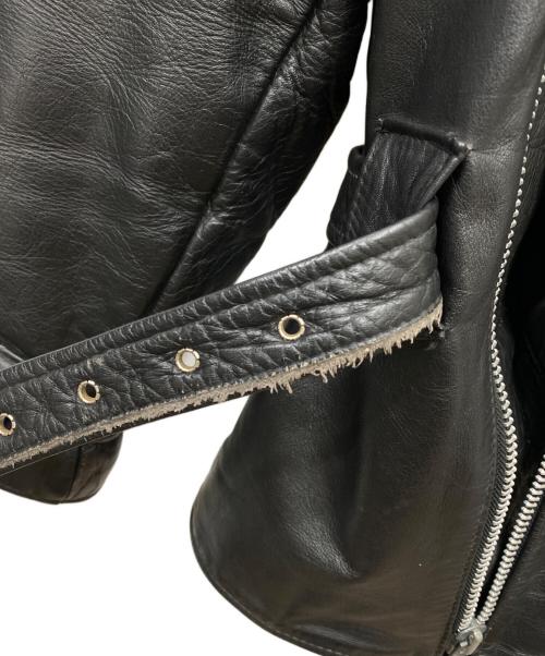 Schott（ショット）Schott (ショット) 627 ロングライダースジャケット ブラック サイズ:36の古着・服飾アイテム