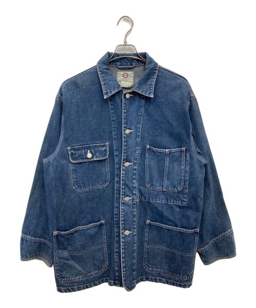 SEAHOP（シーホップ）SEAHOP (シーホップ) カバーオール インディゴ サイズ:Lの古着・服飾アイテム