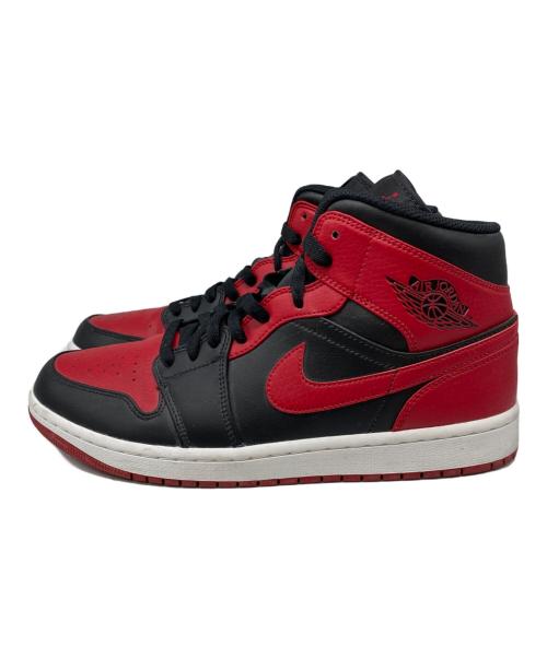 NIKE（ナイキ）NIKE (ナイキ) AIR JORDAN 1 MID NIKE レッド×ブラック サイズ:28㎝の古着・服飾アイテム