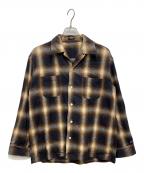 Denhamデンハム）の古着「SHAGGY CHECK SHIRT」｜ブラウン