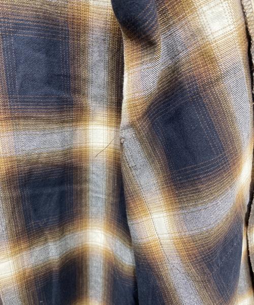Denham（デンハム）Denham (デンハム) SHAGGY CHECK SHIRT ブラウン サイズ:不明の古着・服飾アイテム