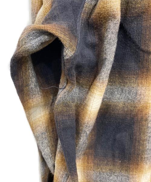 Denham（デンハム）Denham (デンハム) SHAGGY CHECK SHIRT ブラウン サイズ:不明の古着・服飾アイテム