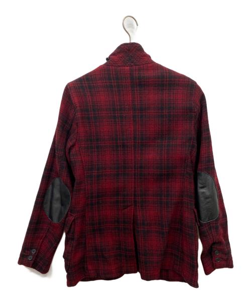 WOOLRICH（ウールリッチ）WOOLRICH (ウールリッチ) エルボーパッチウールジャケット ブラック サイズ:Sの古着・服飾アイテム