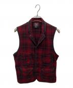 WOOLRICHウールリッチ）の古着「ウールベスト」｜レッド