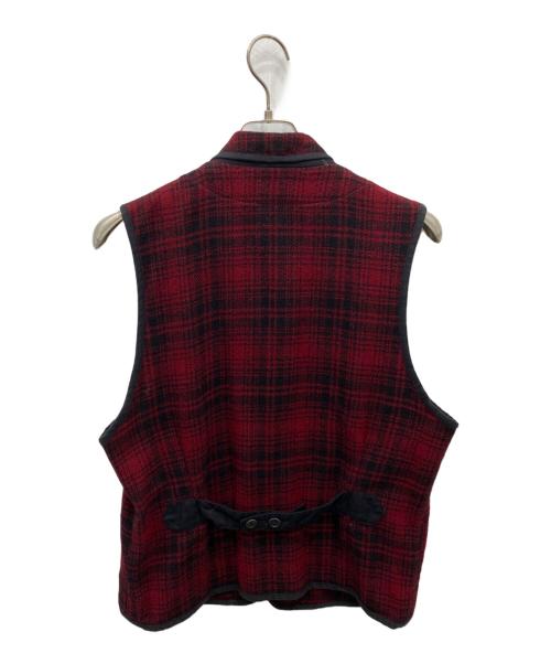WOOLRICH（ウールリッチ）WOOLRICH (ウールリッチ) ウールベスト レッド サイズ:Mの古着・服飾アイテム