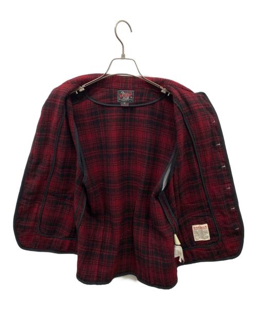 WOOLRICH（ウールリッチ）WOOLRICH (ウールリッチ) ウールベスト レッド サイズ:Mの古着・服飾アイテム