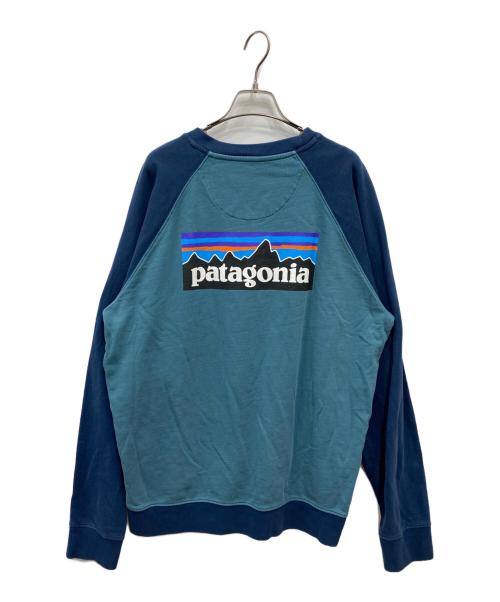 Patagonia（パタゴニア）Patagonia (パタゴニア) ロゴスウェット ブルー サイズ:Lの古着・服飾アイテム