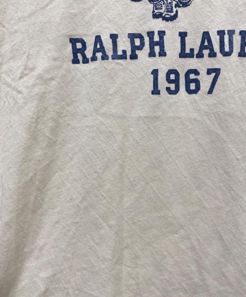 POLO RALPH LAUREN（ポロ・ラルフローレン）POLO RALPH LAUREN (ポロ・ラルフローレン) ポロベアプリントTシャツ ベージュ サイズ:Lの古着・服飾アイテム