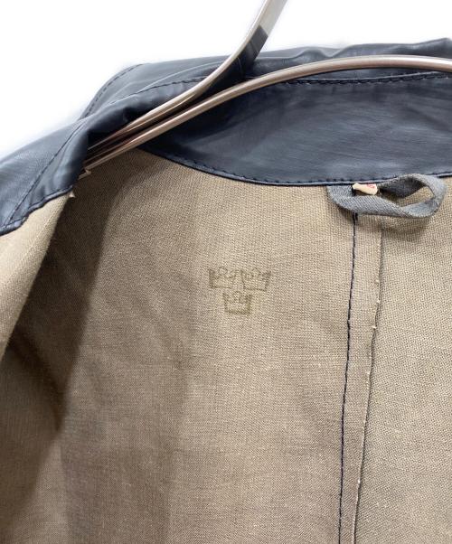 古着（フルギ）古着 (フルギ) ミリタリーレインコート ブラック サイズ:46の古着・服飾アイテム