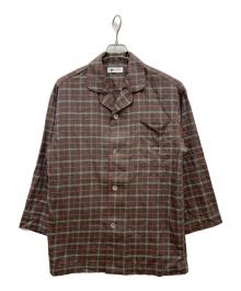 im product（アイムプロダクト）の古着「チェックシャツ」｜ブラウン