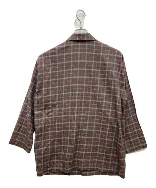 im product（アイムプロダクト）im product (アイムプロダクト) チェックシャツ ブラウン サイズ:不明の古着・服飾アイテム