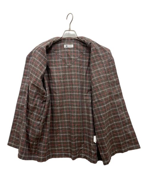 im product（アイムプロダクト）im product (アイムプロダクト) チェックシャツ ブラウン サイズ:不明の古着・服飾アイテム