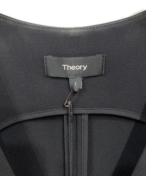 theory（セオリー）theory (セオリー) ロングベスト ブラック サイズ:2の古着・服飾アイテム