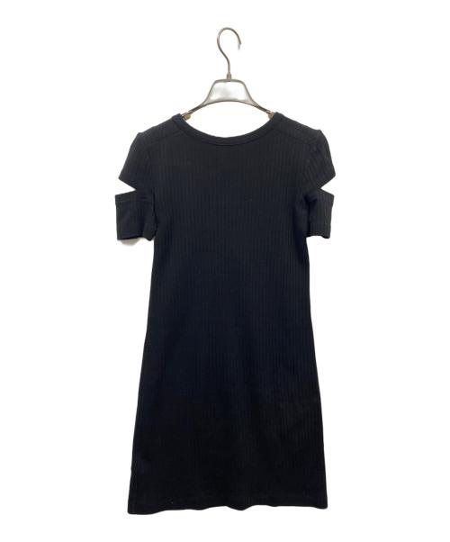 HELMUT LANG（ヘルムートラング）HELMUT LANG (ヘルムートラング) 半袖ワンピース ブラック サイズ:Sの古着・服飾アイテム