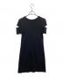 HELMUT LANG (ヘルムートラング) 半袖ワンピース ブラック サイズ:S：6000円