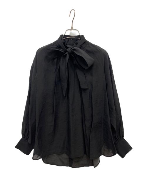 theory（セオリー）theory (セオリー) LANCET 長袖ブラウス ブラック サイズ:32の古着・服飾アイテム