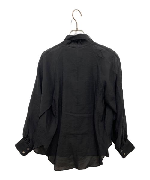 theory（セオリー）theory (セオリー) LANCET 長袖ブラウス ブラック サイズ:32の古着・服飾アイテム