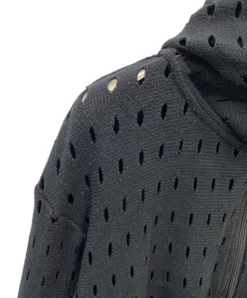 jieda（ジエダ）Jieda (ジエダ) HOLE ZIP HOODIE ブラック サイズ:2の古着・服飾アイテム