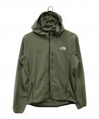THE NORTH FACEザ ノース フェイス）の古着「マウンテンソフトシェルフーディ」｜カーキ