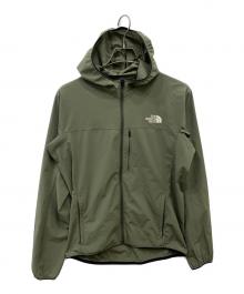 THE NORTH FACE（ザ ノース フェイス）の古着「マウンテンソフトシェルフーディ」｜カーキ