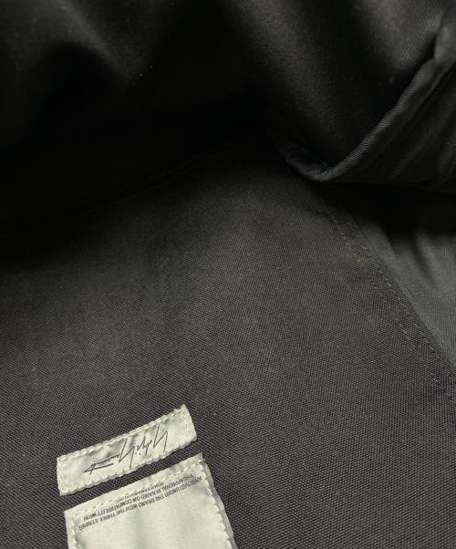 YOHJI YAMAMOTO（ヨウジヤマモト）YOHJI YAMAMOTO (ヨウジヤマモト) Y-3 (ワイスリー) KURO BACKPACK ブラックの古着・服飾アイテム