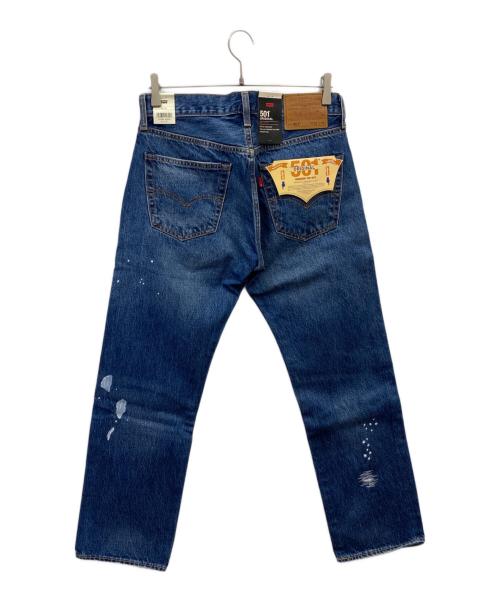 LEVI'S PReMIUM（リーバイス プレミアム）LEVI'S PReMIUM (リーバイス プレミアム) JOURNAL STANDARD relume (ジャーナルスタンダード レリューム) 別注501ペイントリペア加工デニムパンツ インディゴ サイズ:W30 未使用品の古着・服飾アイテム