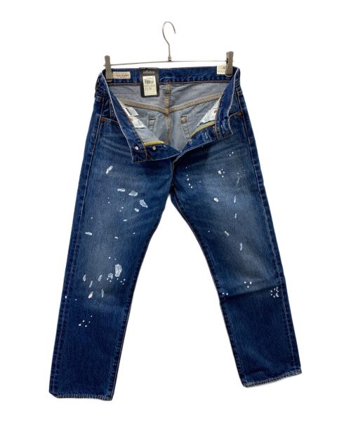 LEVI'S PReMIUM（リーバイス プレミアム）LEVI'S PReMIUM (リーバイス プレミアム) JOURNAL STANDARD relume (ジャーナルスタンダード レリューム) 別注501ペイントリペア加工デニムパンツ インディゴ サイズ:W30 未使用品の古着・服飾アイテム
