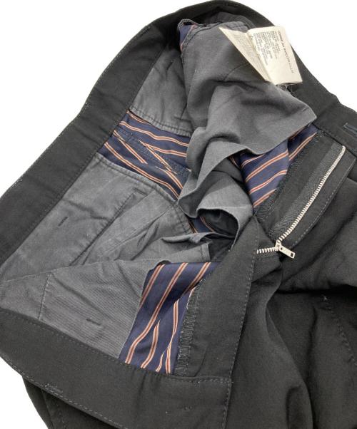 COMME des GARCONS HOMME（コムデギャルソン オム）COMME des GARCONS HOMME (コムデギャルソン オム) ウールストレートパンツ ブラック サイズ:Mの古着・服飾アイテム