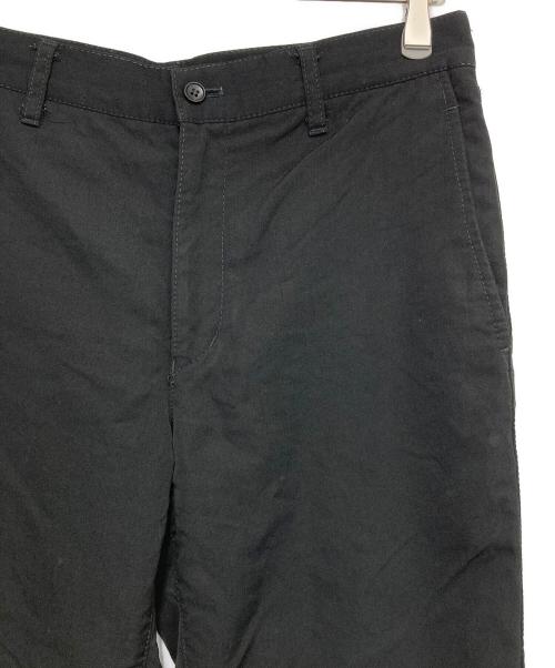 COMME des GARCONS HOMME（コムデギャルソン オム）COMME des GARCONS HOMME (コムデギャルソン オム) ウールストレートパンツ ブラック サイズ:Mの古着・服飾アイテム