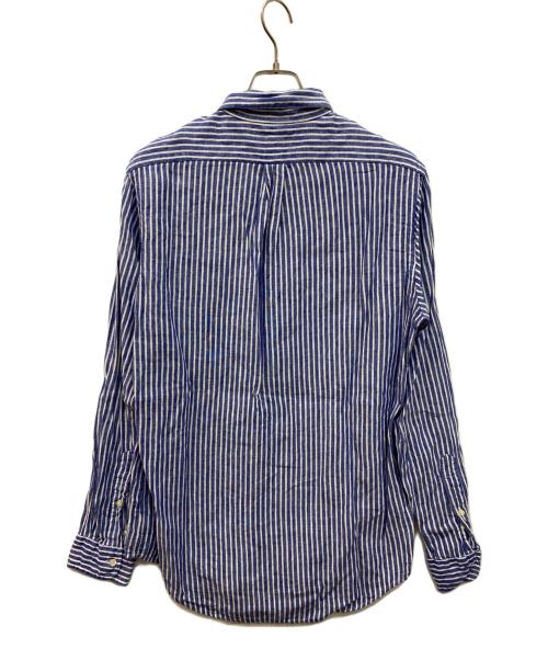 POLO RALPH LAUREN（ポロ・ラルフローレン）POLO RALPH LAUREN (ポロ・ラルフローレン) リネンシャツ ブルー サイズ:Mの古着・服飾アイテム