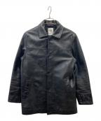 VISVIMビズビム）の古着「レザージャケット」｜ブラック
